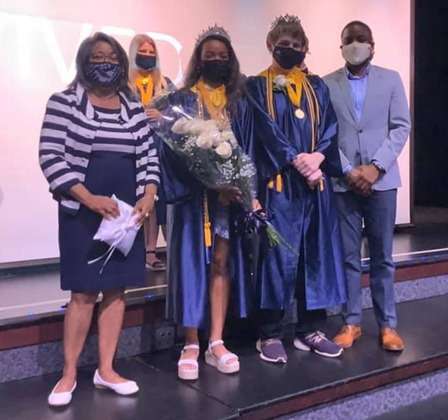 Michigan City High School crowns homecoming royalty